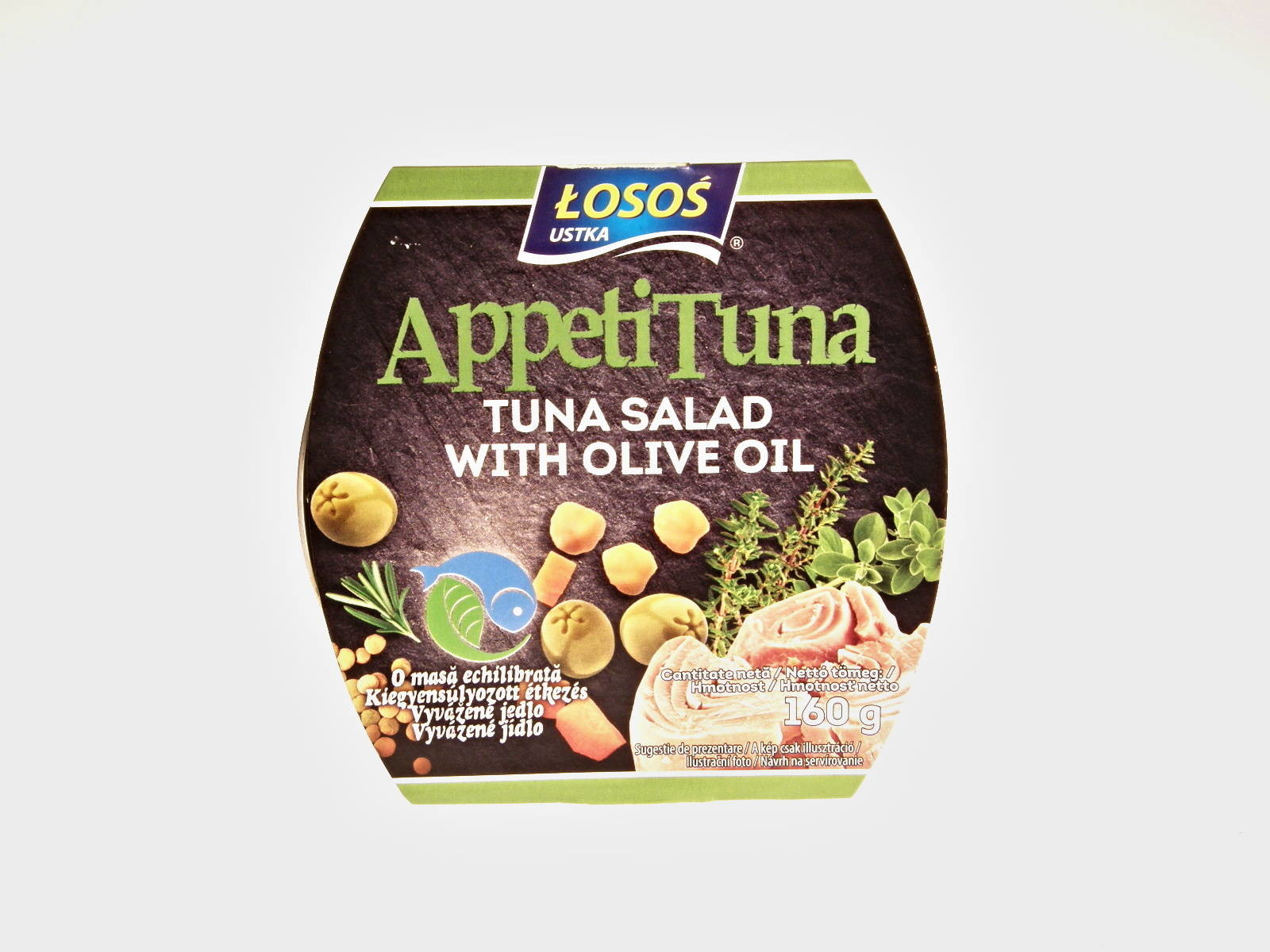 Tuniakový šalát so zeleninou v olivovom oleji EO 